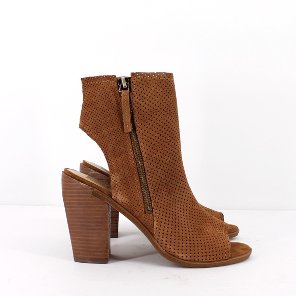 Sz 6 • DOLCE VITA Noele Perforated Suede Bootie - Picture 3 of 8